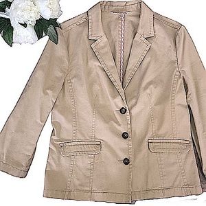 Khaki Old Navy Blazer Jacket